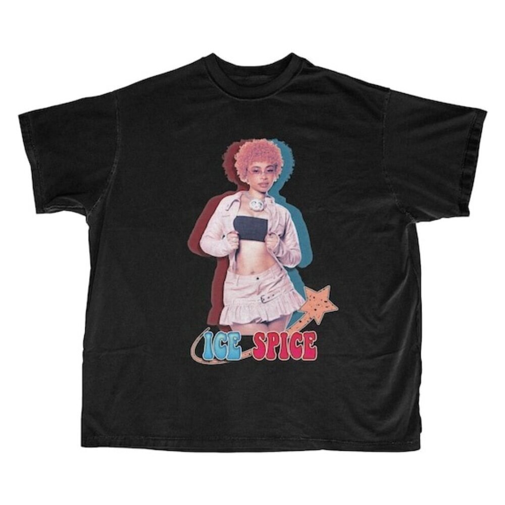 Ice Spice Hot Cold Graphic Music Fan Streetwear Aesthetic Unisex T-Shirt